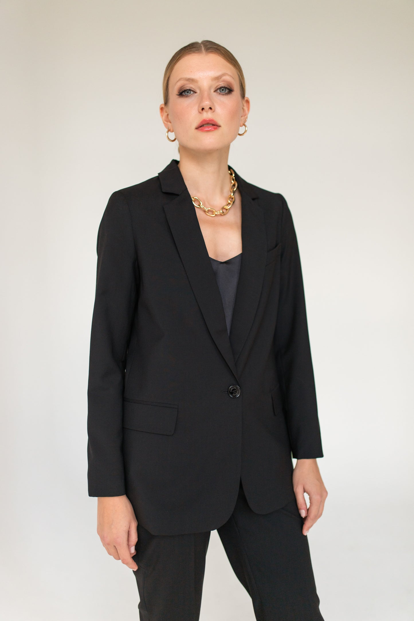 Vogue Wool Blazer - Black