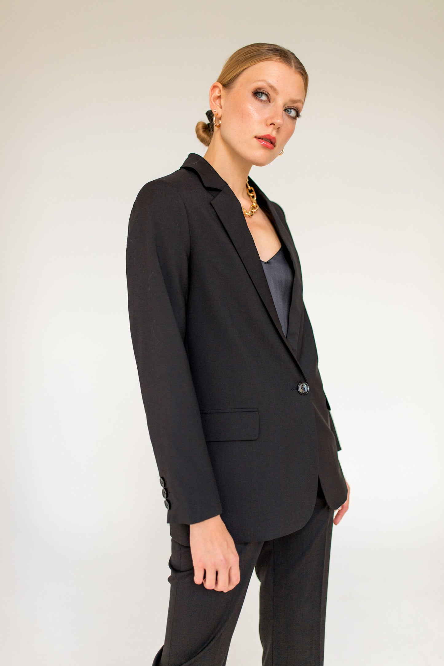 Vogue Wool Blazer - Black