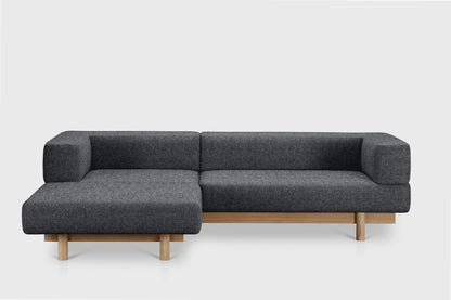 Alchemist Sofa with Chaise Longue - Recycled Wool - Decoma Granola