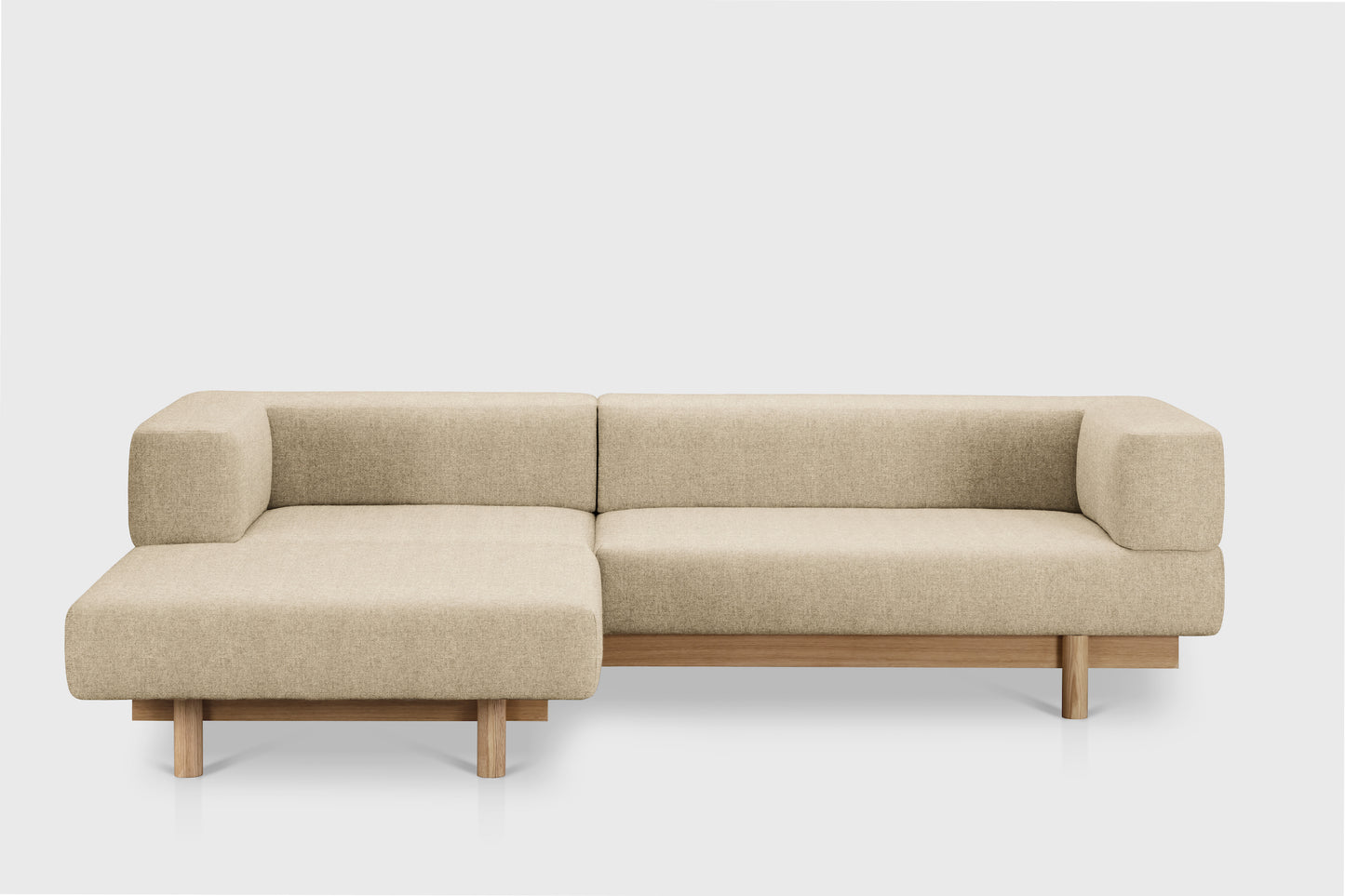 Alchemist Sofa with Chaise Longue - Wool - Camira