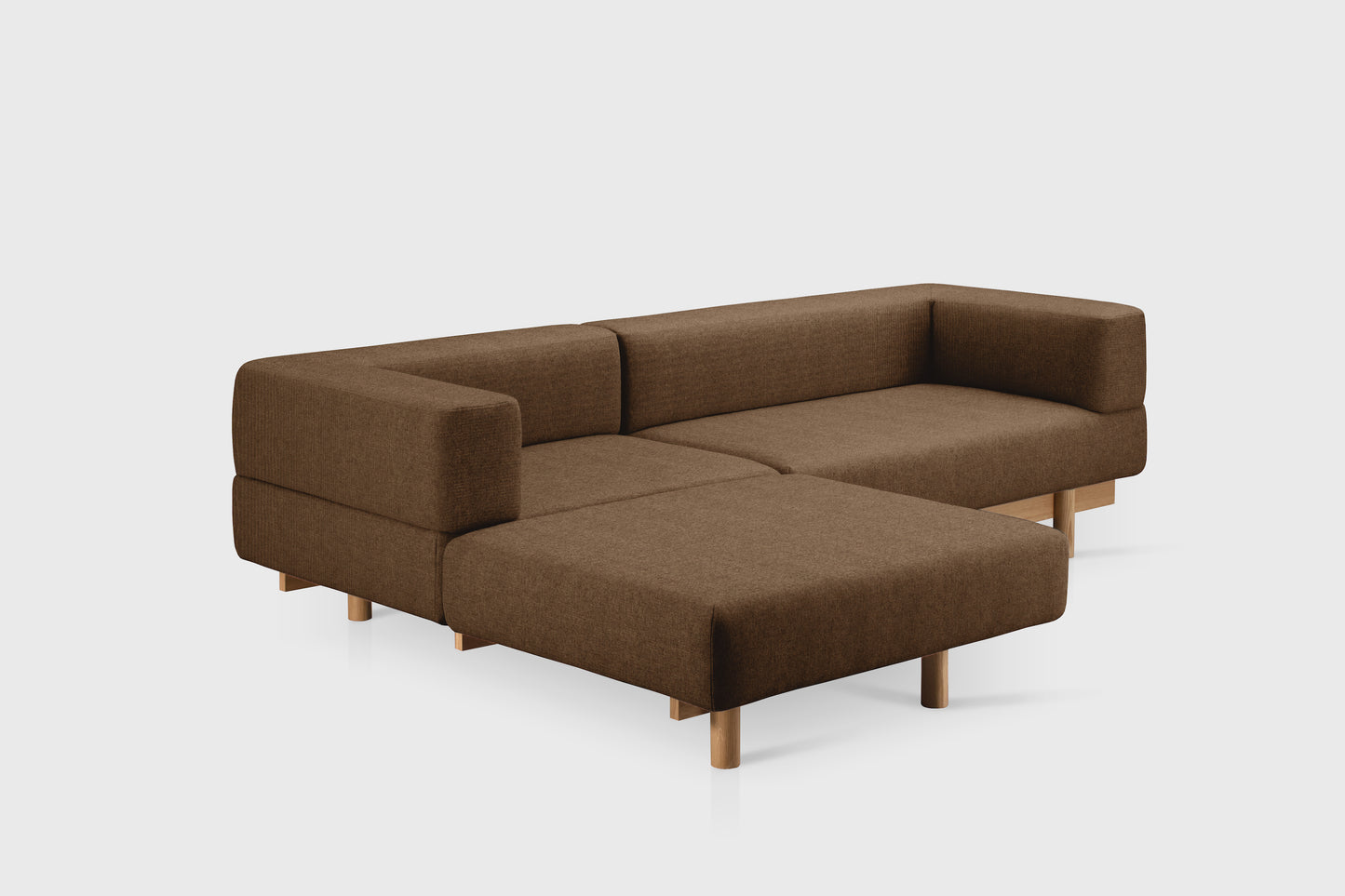 Alchemist Sofa with Chaise Longue - Wool - Camira