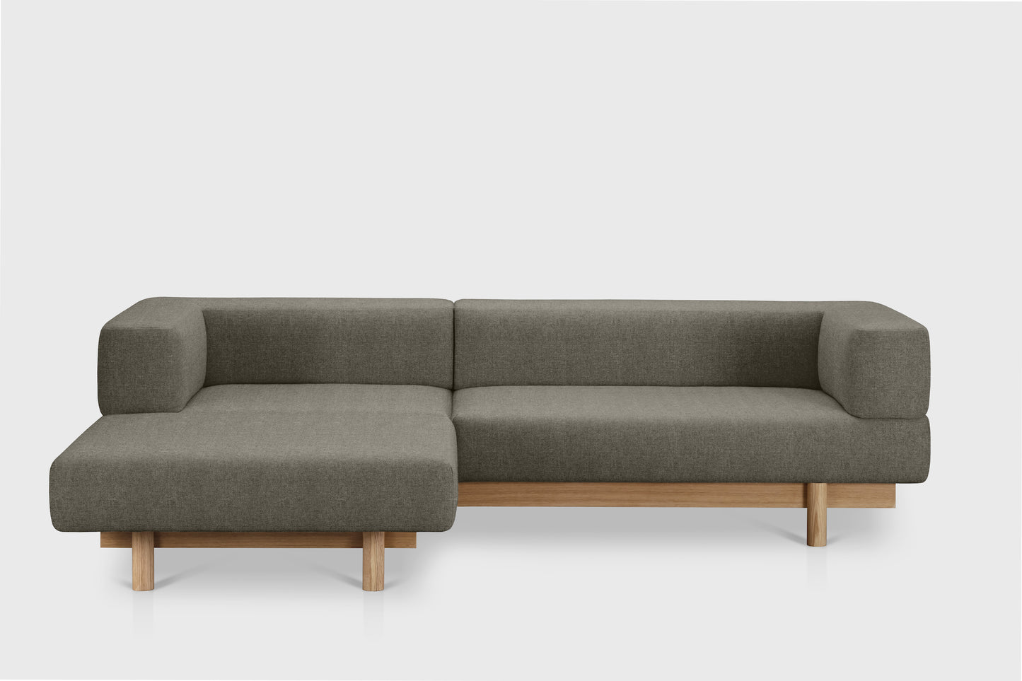 Alchemist Sofa with Chaise Longue - Wool - Camira