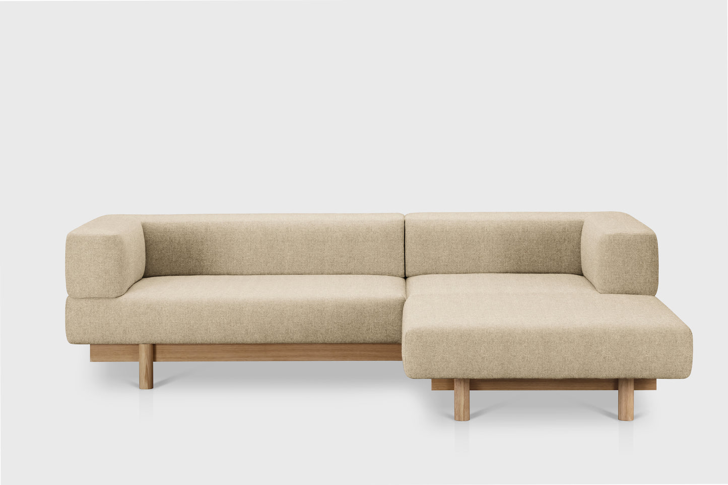 Alchemist Sofa with Chaise Longue - Wool - Camira