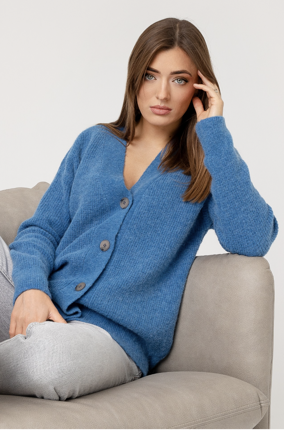 Corn Wool Sweater - Blue