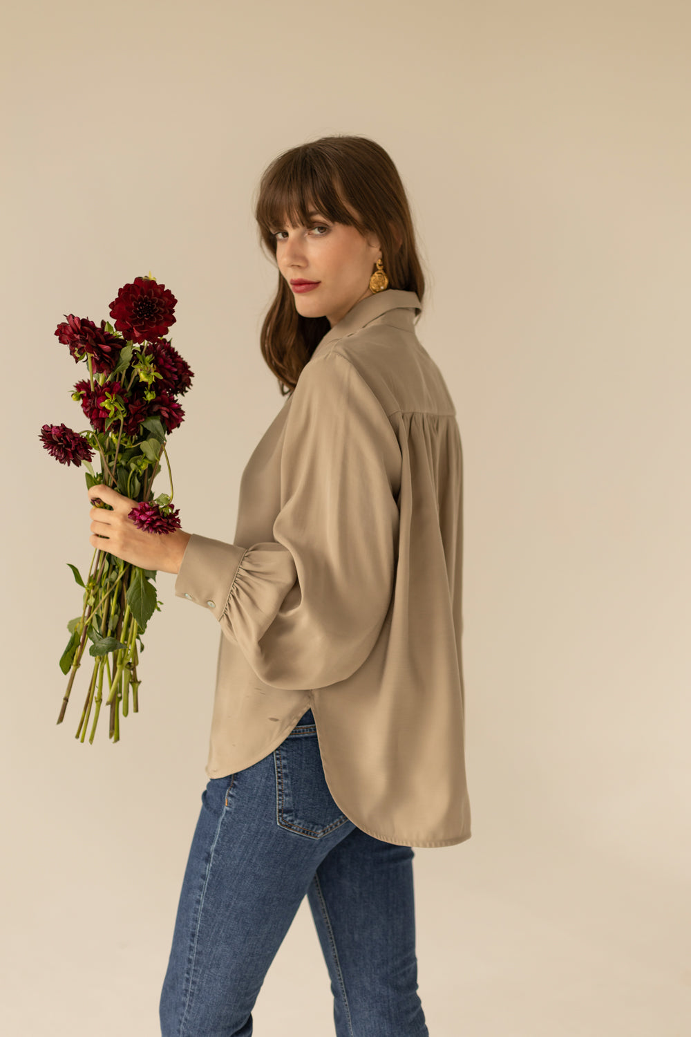 Discover our sustainably u0026 locally-made Noel Oversized Shirt - Beige –  SOMEFANCYNAME