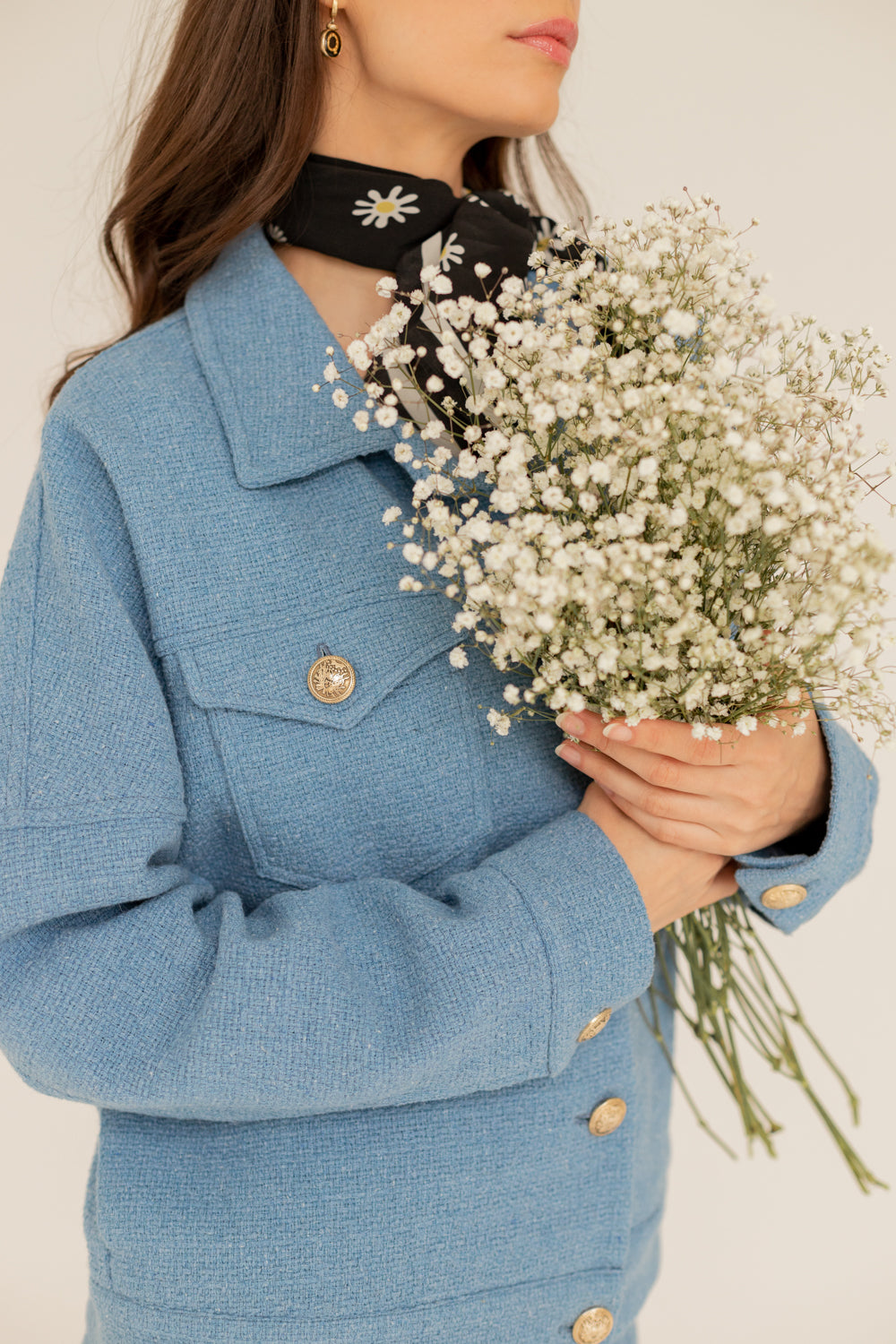 Tweed Jacket - Blue