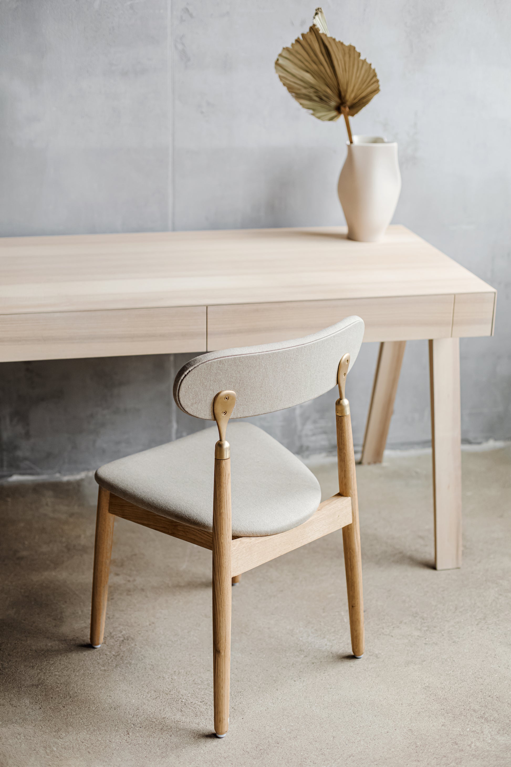 oak kitchen & dining room beige woven chair