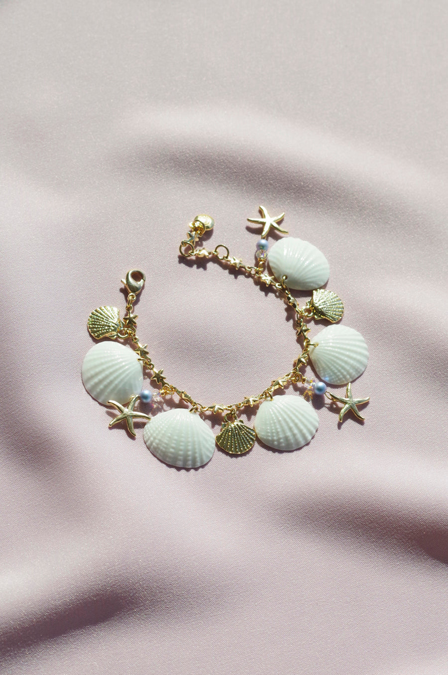 Little Mermaid Porcelain Seashell Bracelet