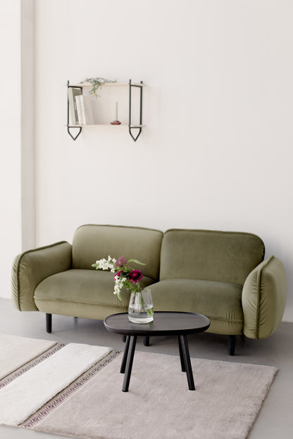 Bean Sofa Textum Avelina Green Velour