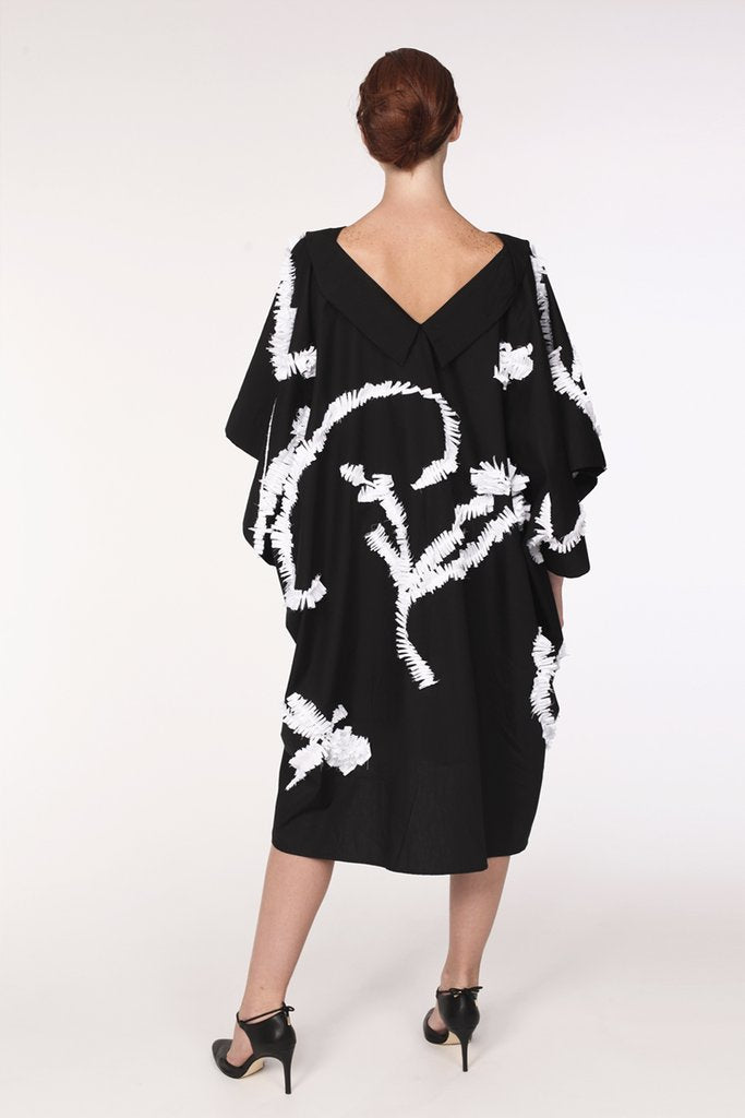 Cotton Caftan With Embroidery