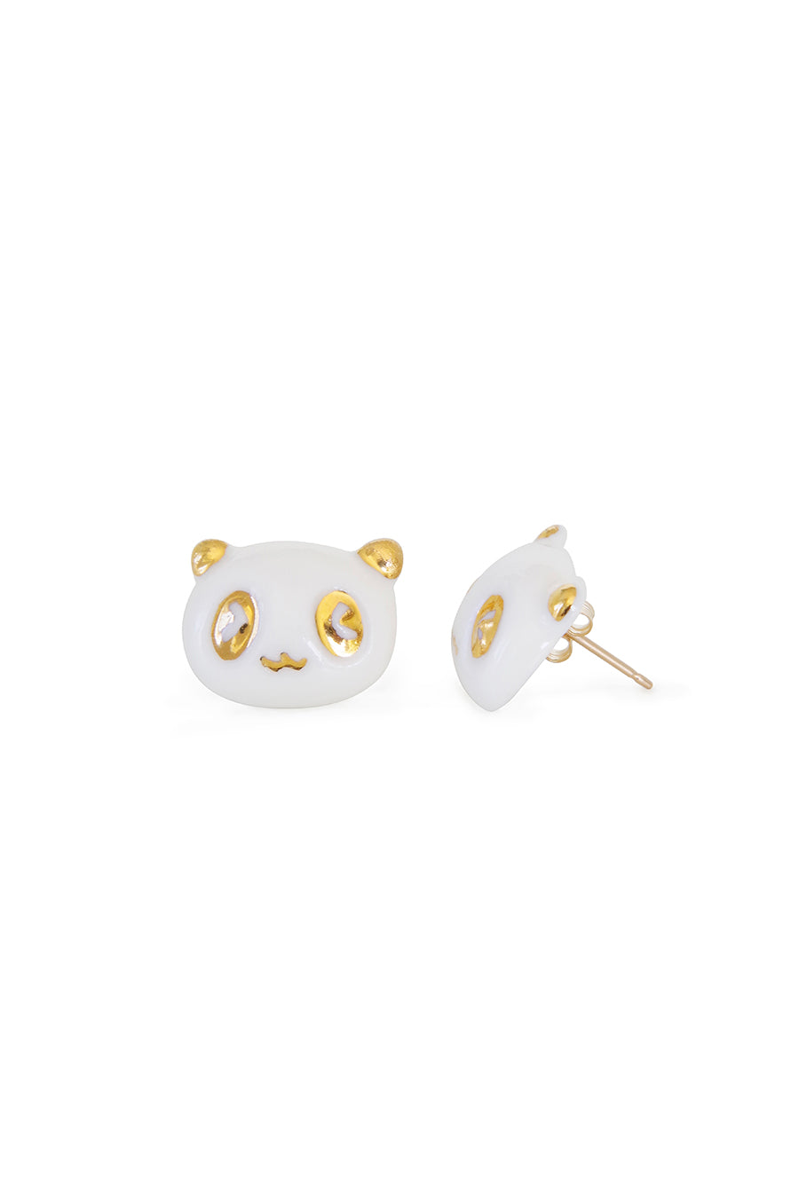 Lucky Panda Stud Earrings