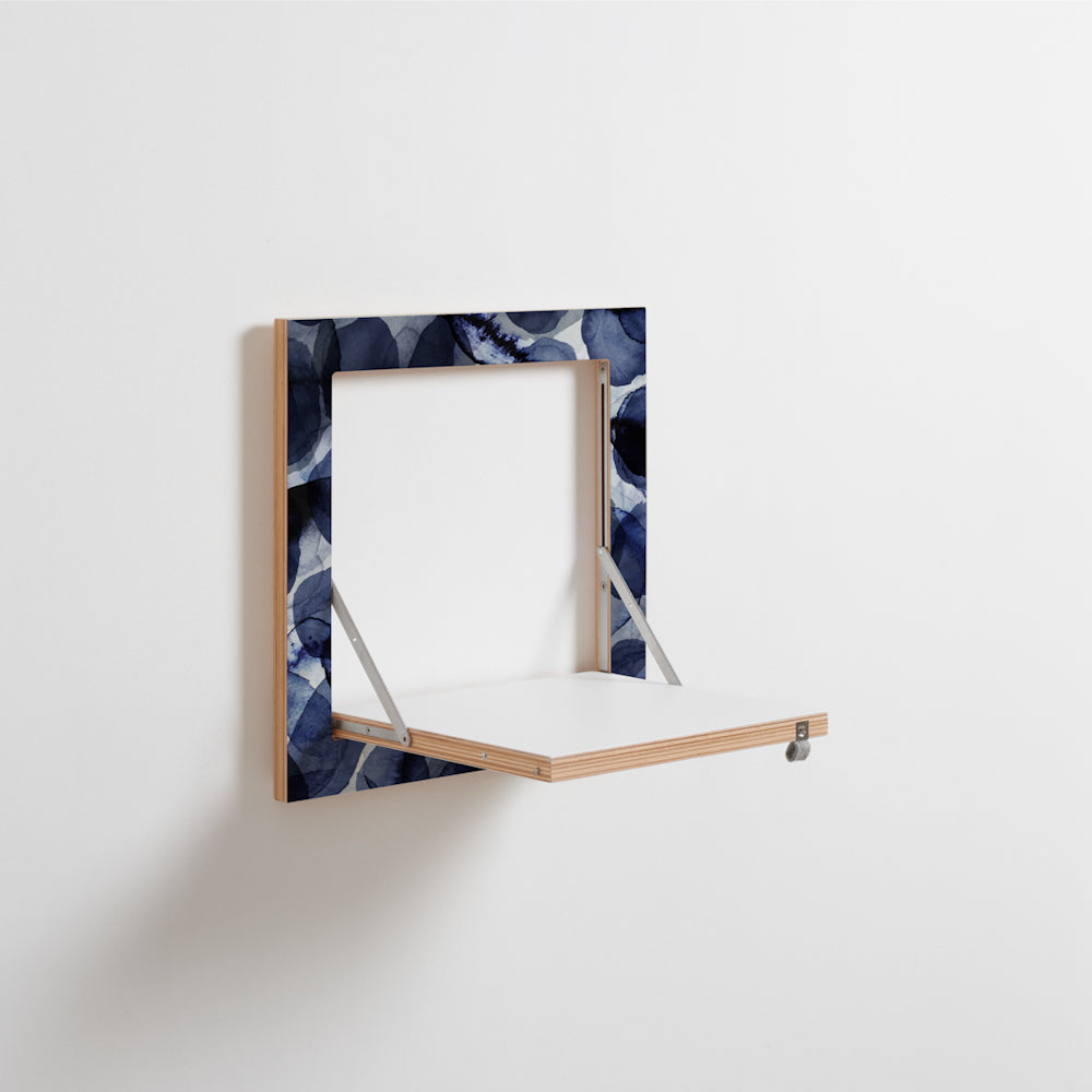 Fläpps Shelf 40×40 – Bubbles Indigo – Pattern Studio