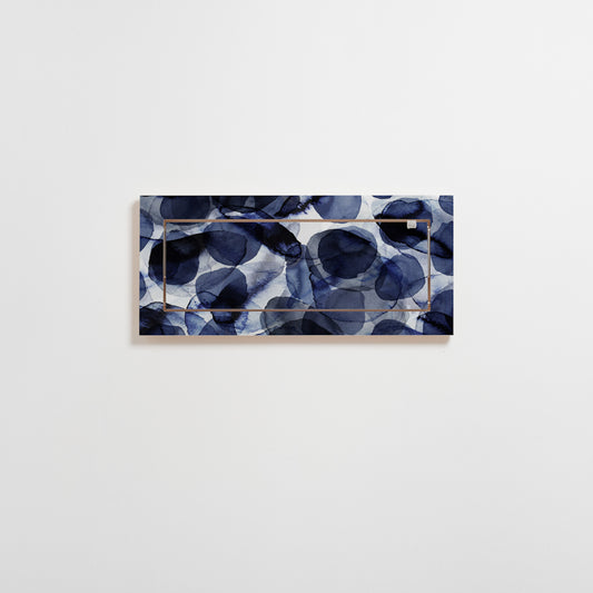 Fläpps Shelf 60×27 – Bubbles Indigo – Pattern Studio