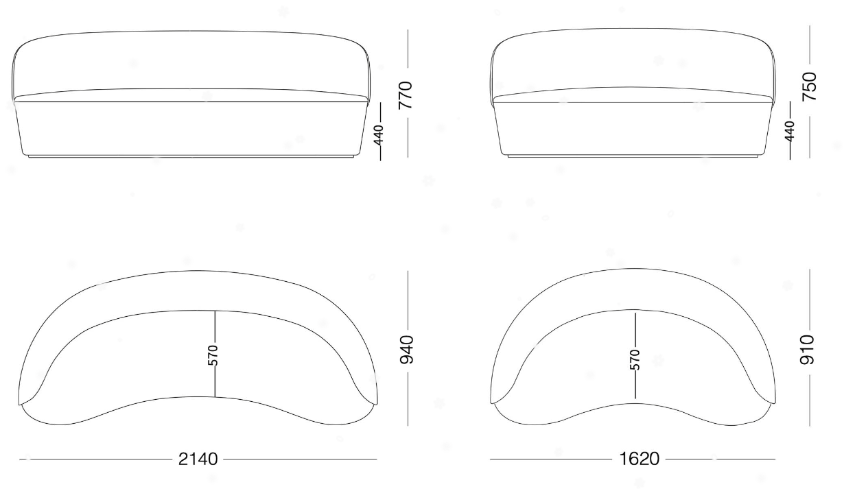 Naïve Sofa Gabriel Harlequin