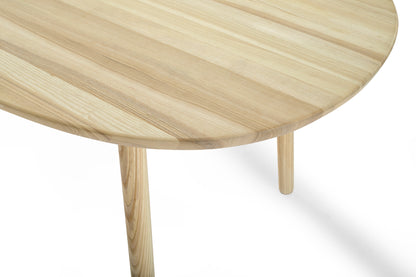 Naïve Dining Table Solid Ash Wood D180