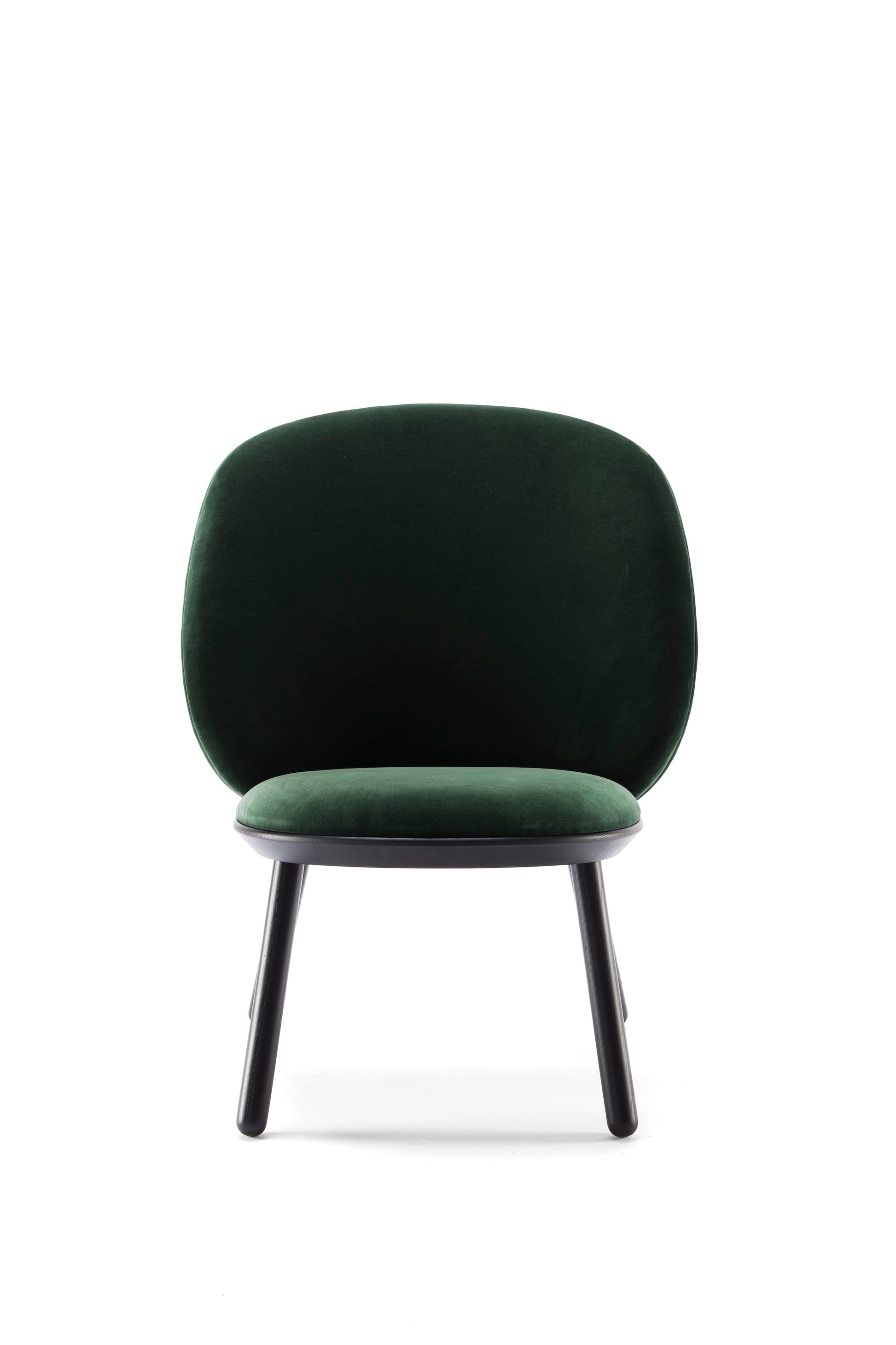 Green Naïve Low Velour Accent Chair