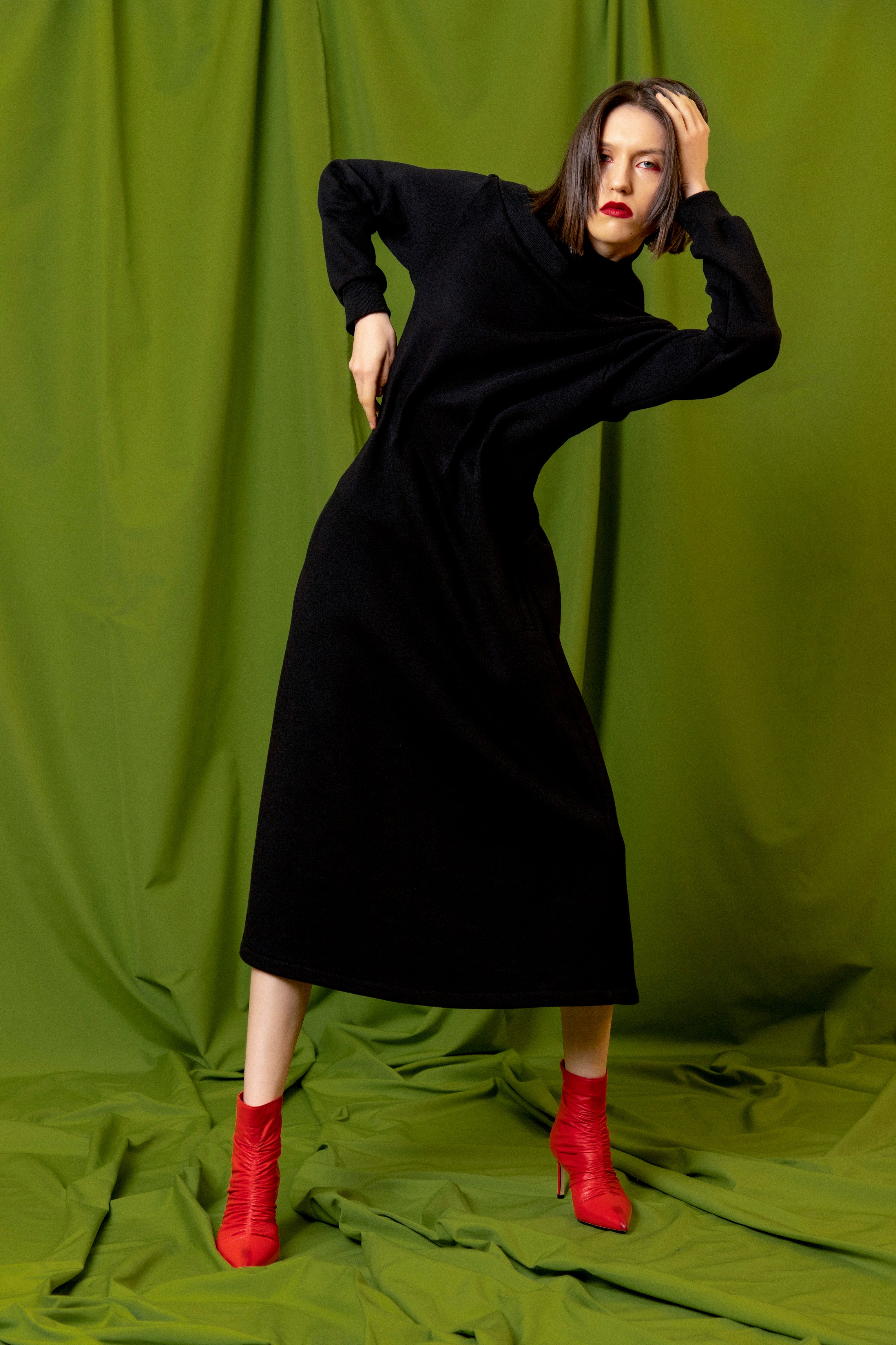 Discover our made-to-order Long Organic Jersey Dress – SOMEFANCYNAME