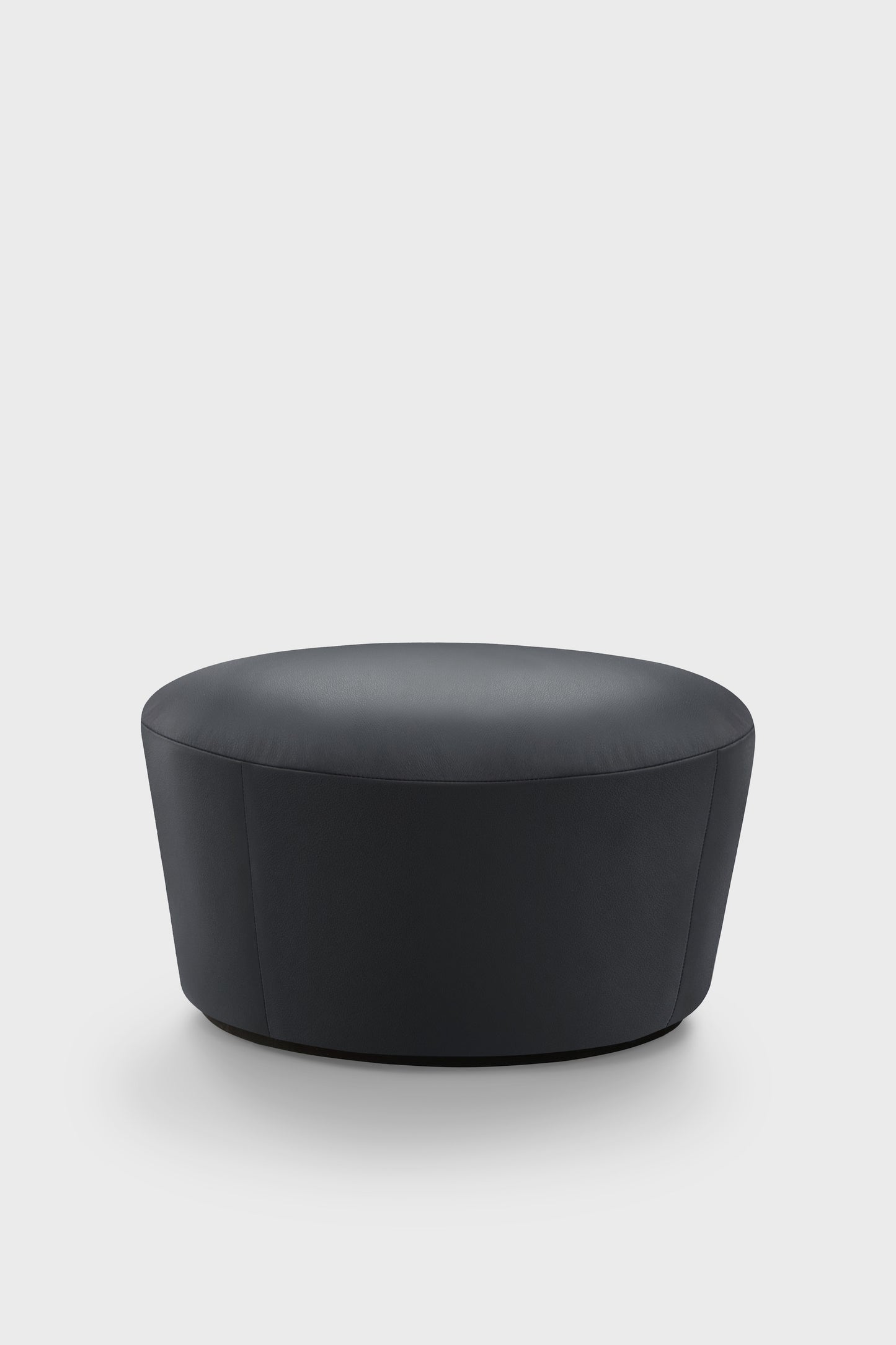 Naïve Pouf Black Leather