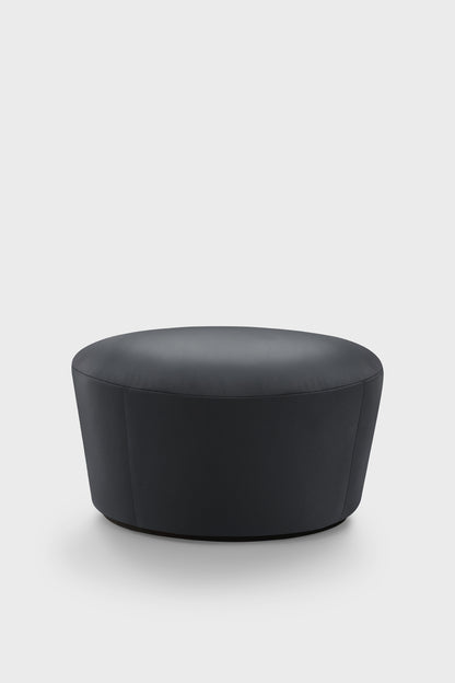 Naïve Pouf Black Leather