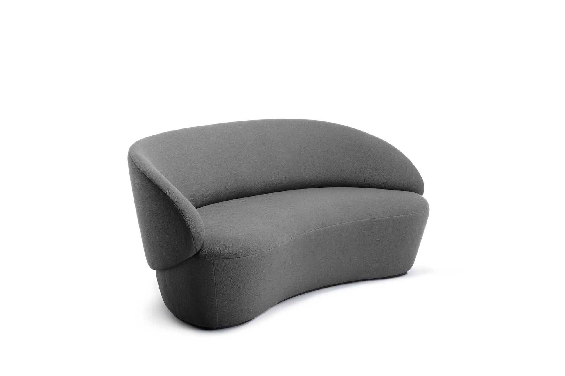 Naïve Camira Yoredale grey Wool Two Seater Sofa