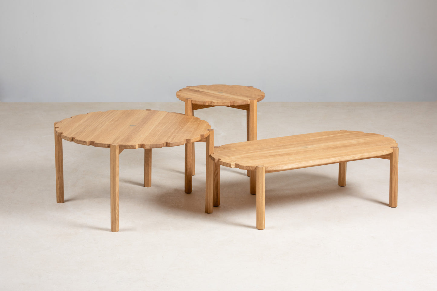 Pinion Oak Side Table - L100