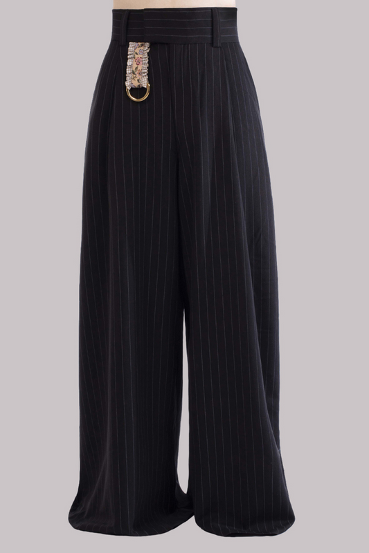 Pinstripe Trousers