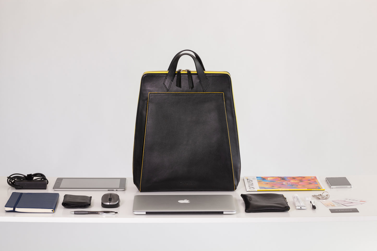Vegan Laptop Backpack Black