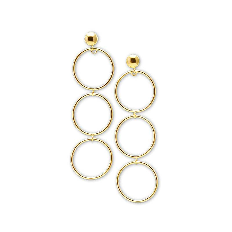 Ines Earrings - 18k Gold Plated