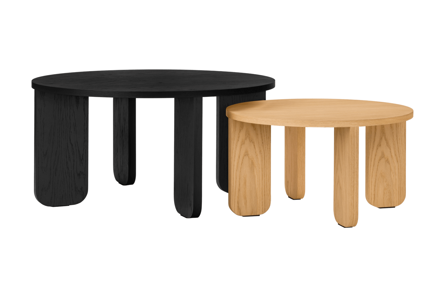 Kuvu Oak Coffee Table - Nest of Tables