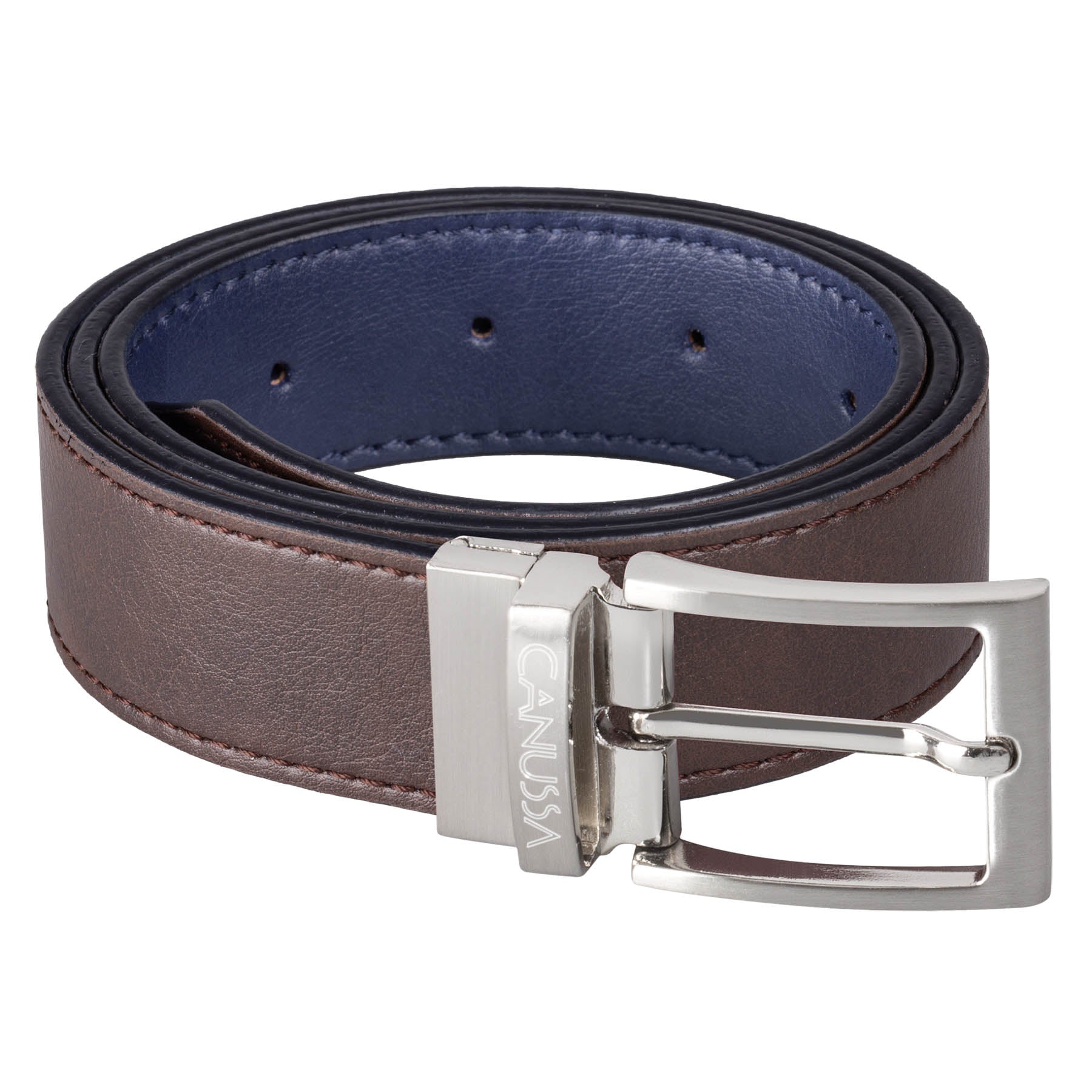 Reversible Vegan Leather Belt Strap