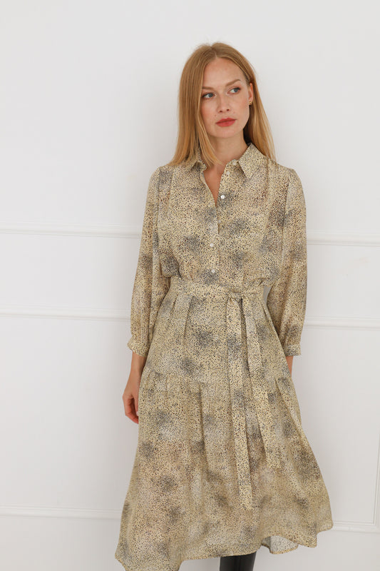 Silk Dress Sand Dune